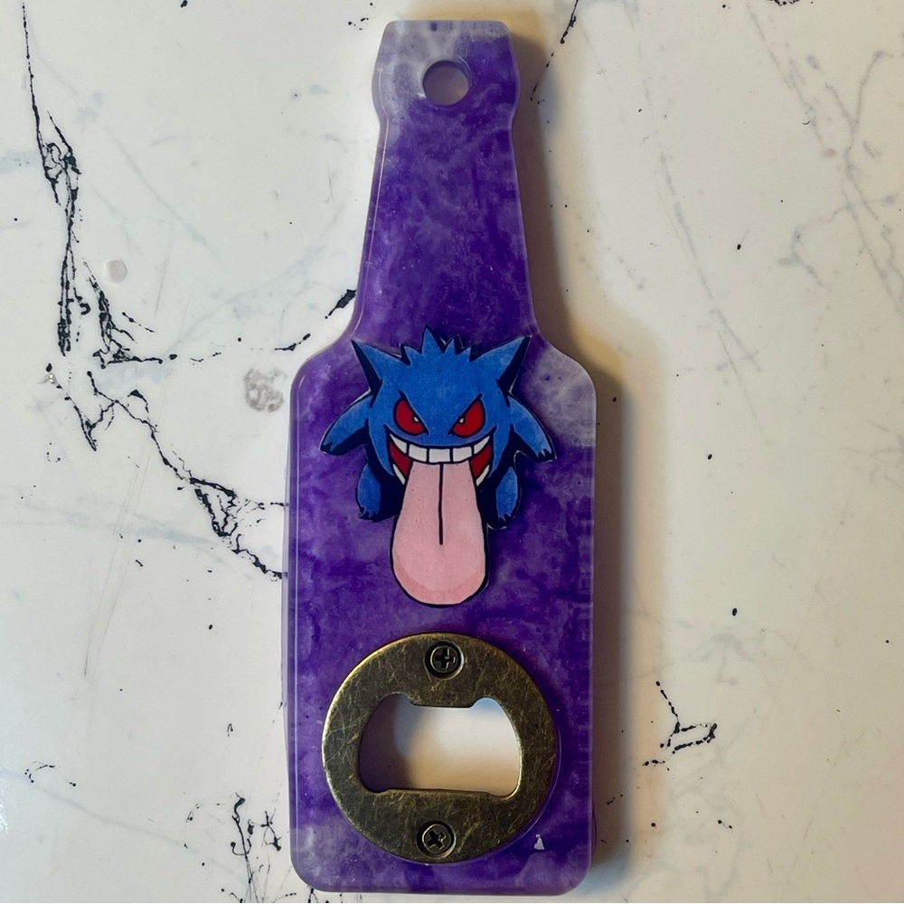 Gengar Pokémon Resin Bottle Opener | Fan Collectible Opener